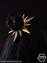 Load image into Gallery viewer, Celestial Hair Bun Crown