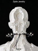 Load image into Gallery viewer, Black Rhinestone Avant-Garde Ear Cuff-Choker set