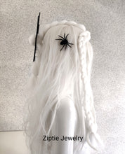 Load image into Gallery viewer, Spider Web Hair Bun Accessory - Gothic Spider Hair Band for Unique Hairstyles