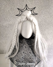 Load image into Gallery viewer, Spider Web Hair Bun Accessory - Gothic Spider Hair Band for Unique Hairstyles