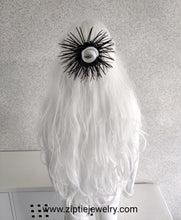 Load image into Gallery viewer, Black Spike Scrunchie