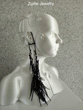 Load image into Gallery viewer, Black Tassel Ear Wrap