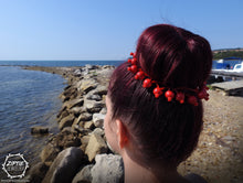Load image into Gallery viewer, Beaded Hair Bun Band