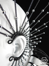 Load image into Gallery viewer, Silver Spike Ear Cuff