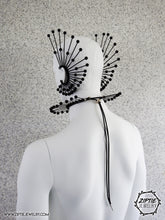 Load image into Gallery viewer, Futuristic Black Spike Ear Cuff