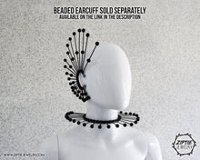 Load image into Gallery viewer, Futuristic Black Spike Choker
