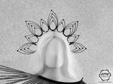 Load image into Gallery viewer, Halo Feather Zip Tie Crown