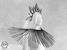 Load image into Gallery viewer, Halo Feather Zip Tie Crown