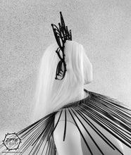 Load image into Gallery viewer, Halo Feather Zip Tie Crown