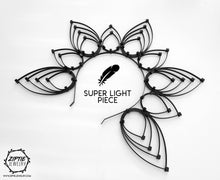 Load image into Gallery viewer, Halo Feather Zip Tie Crown