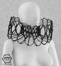 Load image into Gallery viewer, Futuristic Elizabethan Style Collar Necklace