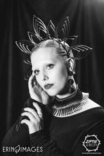 Load image into Gallery viewer, Halo Feather Zip Tie Crown