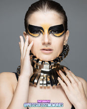 Load image into Gallery viewer, Gold Beaded Halo Crown or Gold Neckpiece