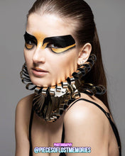 Load image into Gallery viewer, Gold Beaded Halo Crown or Gold Neckpiece