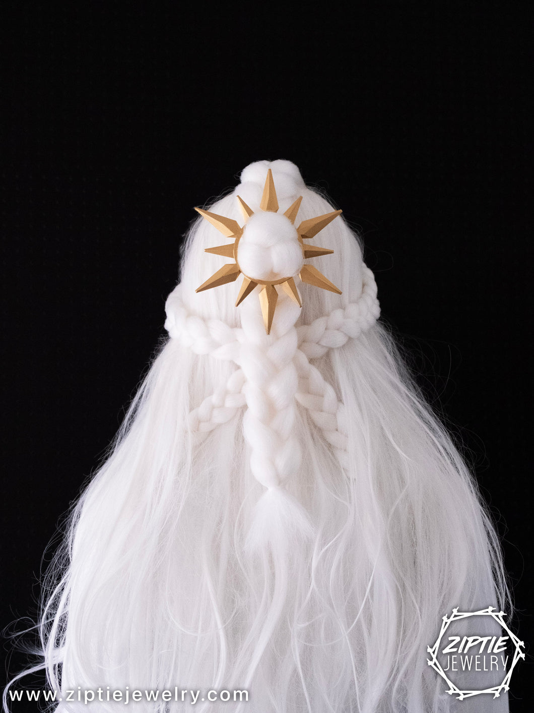 Celestial Hair Bun Crown