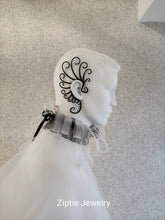 Load image into Gallery viewer, Mystical Black Fairy Ear Cuffs with Elegant Swirls
