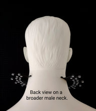 Load image into Gallery viewer, Black Rhinestone Avant-Garde  Ear Cuff-Choker set
