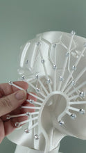 Load and play video in Gallery viewer, Avant-Garde Statement Ear Cuff with Silver Rhinestones
