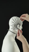 Load and play video in Gallery viewer, Black Rhinestone Avant-Garde  Ear Cuff-Choker set
