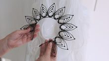 Load and play video in Gallery viewer, Black Halo Zip Tie Crown
