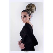 Load image into Gallery viewer, Spike Ear Cuff with Silver Rhinestones
