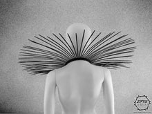 Load image into Gallery viewer, Black Spike Collar by Ziptie Jewelry
