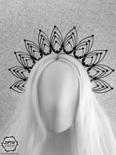 Load image into Gallery viewer, Black Halo Zip Tie Crown
