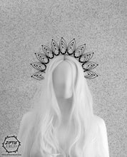 Load image into Gallery viewer, Black Halo Zip Tie Crown

