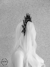 Load image into Gallery viewer, Black Halo Zip Tie Crown
