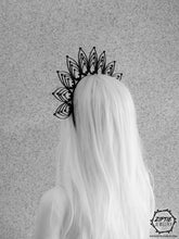 Load image into Gallery viewer, Black Halo Zip Tie Crown
