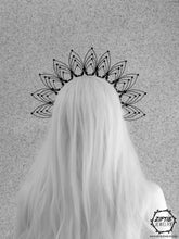 Load image into Gallery viewer, Black Halo Zip Tie Crown
