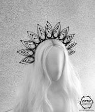Load image into Gallery viewer, Black Halo Zip Tie Crown
