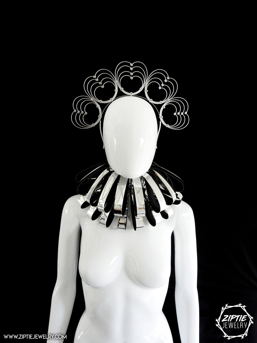 Silver Heart Crown