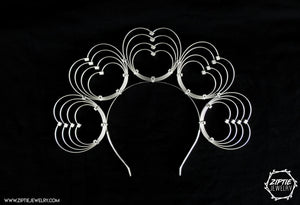Silver Heart Crown