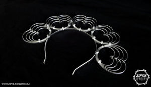 Silver Heart Crown