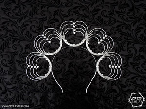 Silver Heart Crown