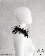 Load image into Gallery viewer, Black Spike Choker
