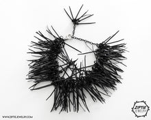 Load image into Gallery viewer, Black Spike Choker
