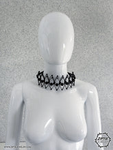 Load image into Gallery viewer, Black Beaded Choker
