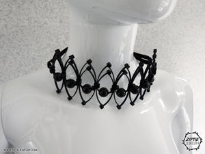 Black Beaded Choker