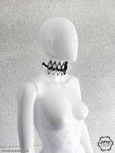 Black Beaded Choker
