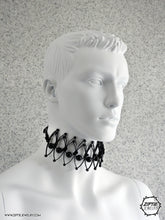 Load image into Gallery viewer, Black Beaded Choker
