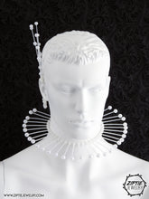 Load image into Gallery viewer, White Pearl Spike Collar
