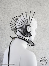 Load image into Gallery viewer, Futuristic Black Spike Ear Cuff
