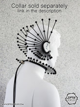 Load image into Gallery viewer, Futuristic Black Spike Ear Cuff
