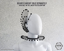Load image into Gallery viewer, Futuristic Black Spike Choker
