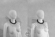 Load image into Gallery viewer, Black Beaded Spike Crown
