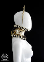 Load image into Gallery viewer, Gold Beaded Halo Crown or Gold Neckpiece
