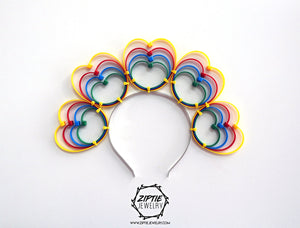 Heart Rainbow Crown