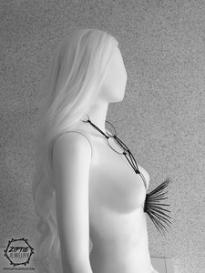 Long Spike Pendant Necklace